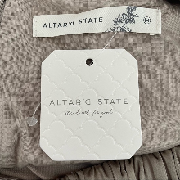 New! Altar’D State Avynly Champagne Sequins Paityn Maxi Dress 37636 - Picture 8 of 15